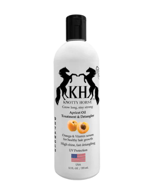 KNOTTY HORSE KNOTTY HORSE APRICOT OIL DETANGLING TREATMENT 12 OZ.