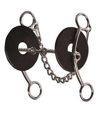 Professional's Choice BPB-124 BRITTANY POZZI LIFTER SERIES THREE PIECE TWISTED WIRE SNAFFLE