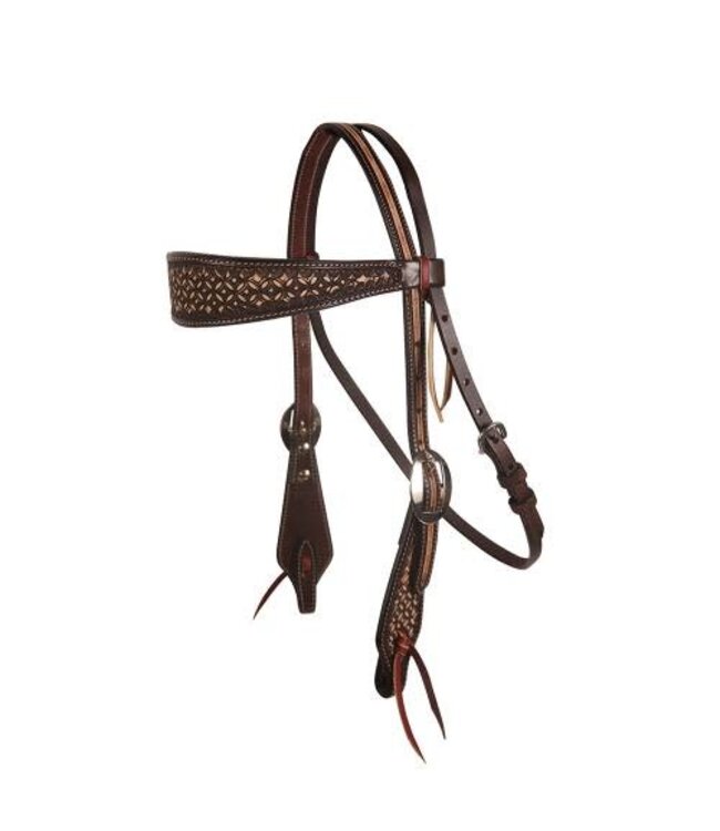 3P4034 PROFESSIONAL CHOICE BROWBAND CHOCOLATE CONFECTION HEADSTALL