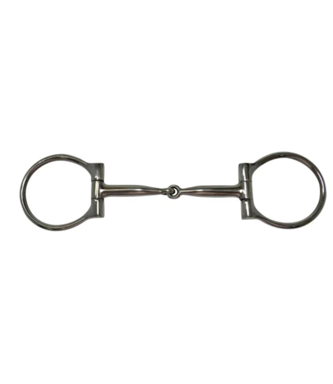 DR037 DIAMOND R SNAFFLE D RING COPPER