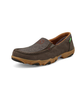 Twisted X MDMX002 TWISTED X  MEN'S SLIP ON DRIVING MOC ECO DUST & COCOA