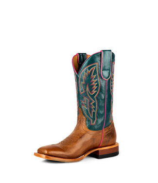 MACIE BEAN MARYANN 11" TEAL GLOSSY WESTERN BOOTS