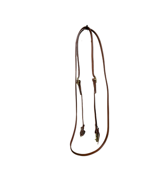 JERRY BEAGLEY 10' LEATHER TRAIL REINS