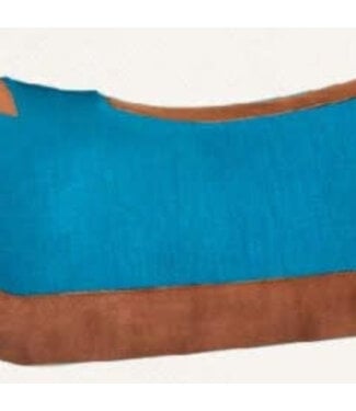 5 star 2WT 5 STAR 7/8" ALL AROUND WESTERN CONTOURED TURQUOISE PAD 30" X 30"