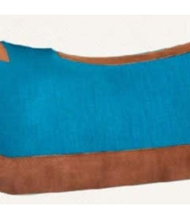 2WT 5 STAR 7/8" ALL AROUND WESTERN CONTOURED TURQUOISE PAD 30" X 30"