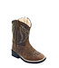 TODDLER BROWN WITH SQUARE TOE WESTERN BOOTS