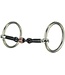 TRADITIONAL LOOSE RING SNAFFLE WITH 3-PIECE COPPER ROLLER