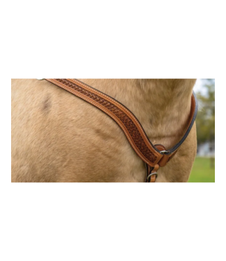 Circle Y 1034-23-AW CIRCLE Y DAWSON TOOLED BREAST COLLAR