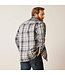 10046389 ARIAT MEN'S HOOVER SHIRT JACKET IRON HEATHER