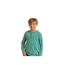 BB94T02088 ROCK & ROLL BOY'S WASHED TERRY HOODIE PEACOCK