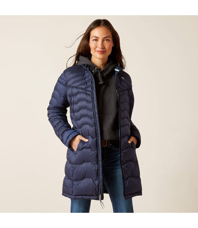 10046759 ARIAT WOMEN'S IDEAL DOWN NAVY COAT