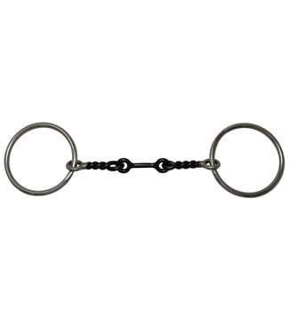 Reinsman FRENCH LINK LOOSE TWISTED RING SNAFFLE BIT
