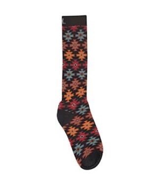 RED DIRT HAT CO 222317GWT RED DIRT HAT CO BOOT CUT SOCK AZTEC MULTICOLOR