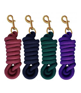 Showman 19043 NYLON BRAIDED LEAD ROPE 8' (ASSORTED COLORS)