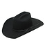 T7234001 TWISTER JUNIOR BLACK WOOL COWBOY HAT