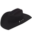 T7532401 TWISTER "EL PASO" BLACK COWBOY HAT