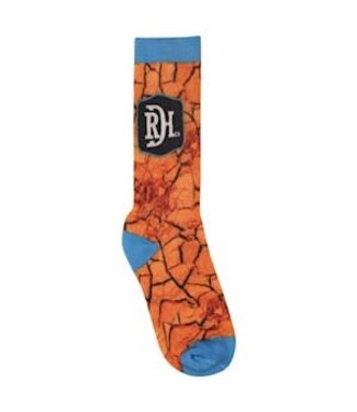 RED DIRT HAT CO 222293RDT RED DIRT HAT CO CREW CUT SOCK CRACKED RED DIRT BED