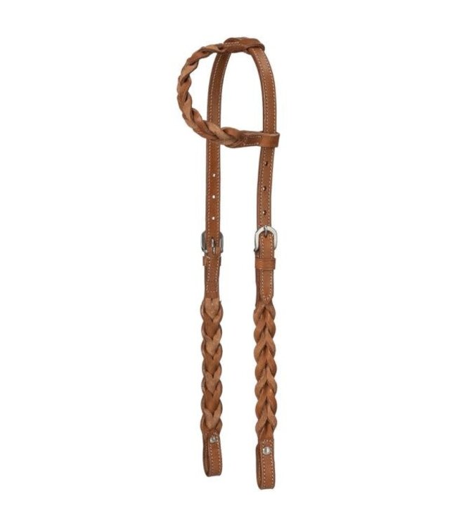 42-1250 ROYAL KING BRAIDED LEATHER ONE EAR HEADSTALL