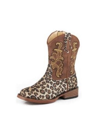 Roper ROPER INFANT/TODDLER COWBABIES GLITTER WILD CAT BOOTS