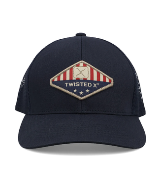 Twisted X CAP0009 TWISTED X PATRIOTIC PATCH CAP