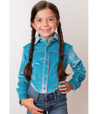 RANCH DRESS'N RANCH DRESS'N YOUTH ISLAND VELVET PERFORMANCE SHIRT