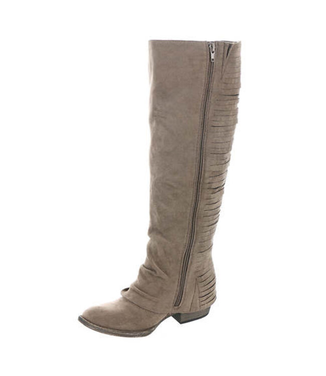 VERY STRIPPY 2 TAUPE BOOTS
