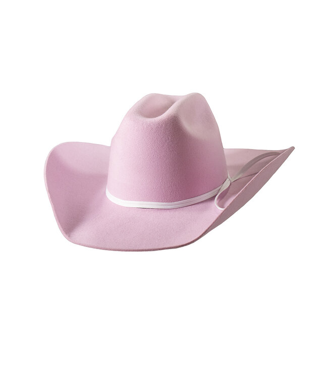 T7236030 TWISTER YOUTH WOOL PINK WESTERN HAT
