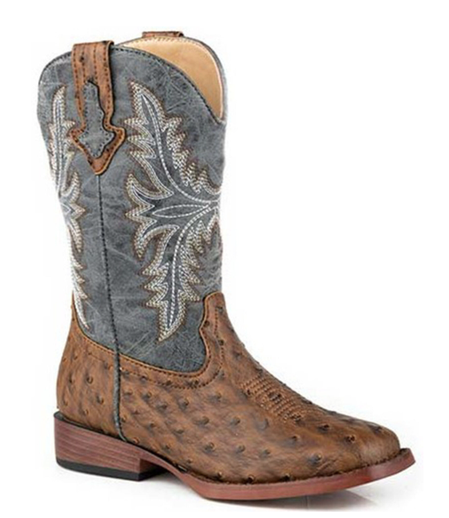ROPER BOY'S HENRY SQUARE TOE WESTERN BOOTS