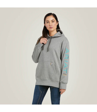 Ariat REBAR HEATHER GRAY GRAPHIC HOODIE