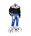 802165-450 COWGIRL HARDWARE TODDLER COW RUFFLE BELL BOTTOM JEANS