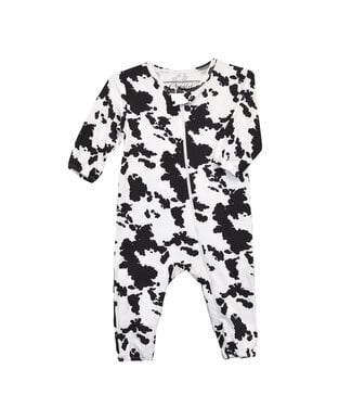 Cowgirl Hardware 826075-010 COWGIRL HARDWARE INFANT ALL OVER COW L/S ROMPER