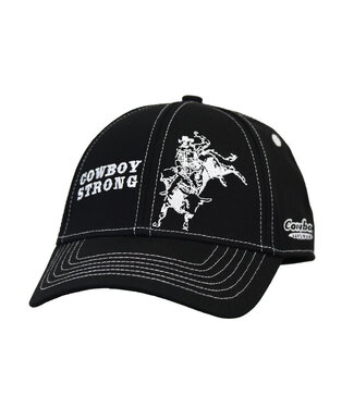 Cowboy Hardware 701569-010 COWBOY HARDWARE YOUTH COWBOY STRONG BLACK CAP