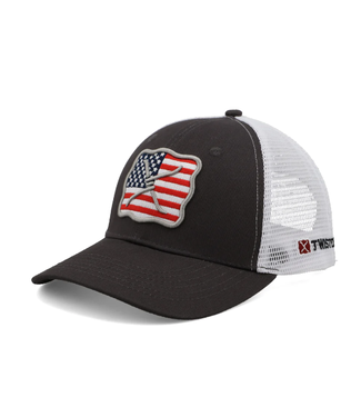 Twisted X CAP0004 TWISTED X PATRIOTIC BUCKLE CAP