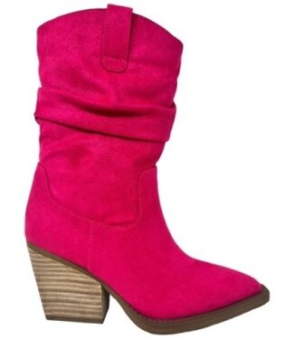 Very G VGLB0401 VERY G WOMEN'S MOROCCO PINK BOOTIES