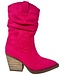 VGLB0401 VERY G WOMEN'S MOROCCO PINK BOOTIES