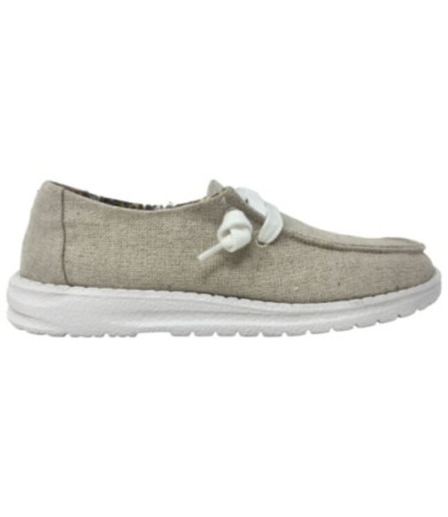 HOLLY CANVAS NATURAL SHOES