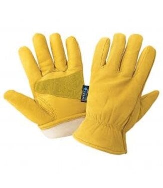3100CTH INSULATED WATER RESISTANT DOUBLE PALM LEATHER GLOVES