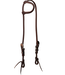 WEAVER WORKING TACK SLIDING EAR WITH FLOWER BUCKLES HEADSTALL