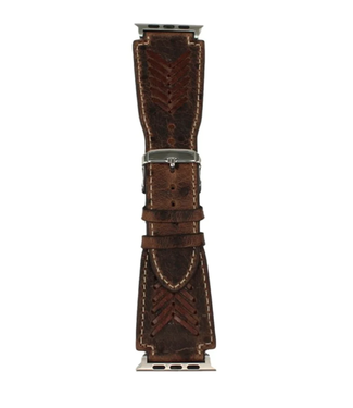 Nocona IWATCH LEATHER LACED WATCH BAND