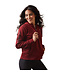 10043448 ARIAT WOMENS TEK 1/2 ZIP POMEGRANATE HOODIE