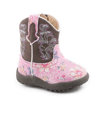 Roper GLITTER FLOWER BOOTS