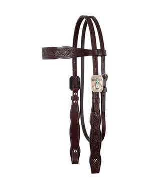 Circle Y GREAT OAKS SHAPED BROWBAND HEADSTALL