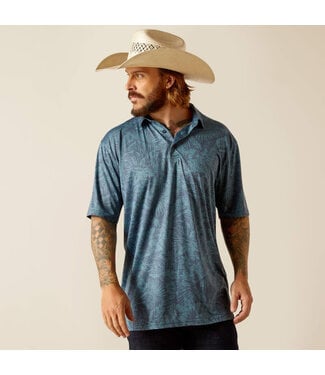 Ariat CHARGER 2.0 POLO BLUE ATOLL