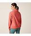 FERN 1/2 ZIP SWEATSHIRT IN HEATHERED BAKED APPLE