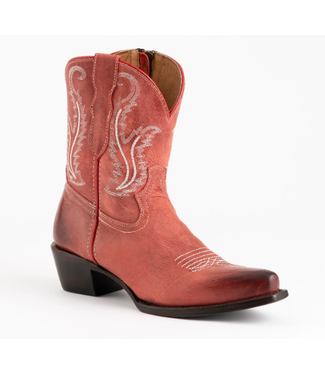 FERRINI MOLLY RED R-TOE BOOTS