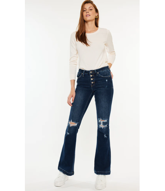 KanCan JADEN MID RISE FLARE JEANS (PETITE)