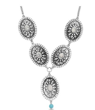 Montana SilverSmiths SHIMMERING CONCHO NECKLACE