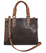 RUTHIE CONCEAL & CARRY STUDDED BROWN TOTE