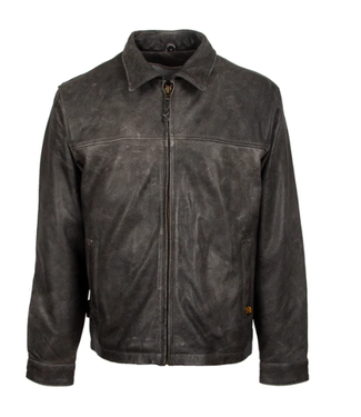 STS RIFLEMAN LEATHER JACKET- BLACK STONE