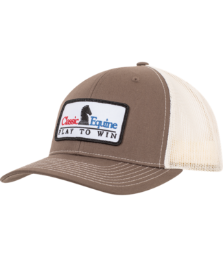 Classic Equine TRUCKER SNAPBACK CAP, MID-PROFILE WITH EMBROIDERED PATCH